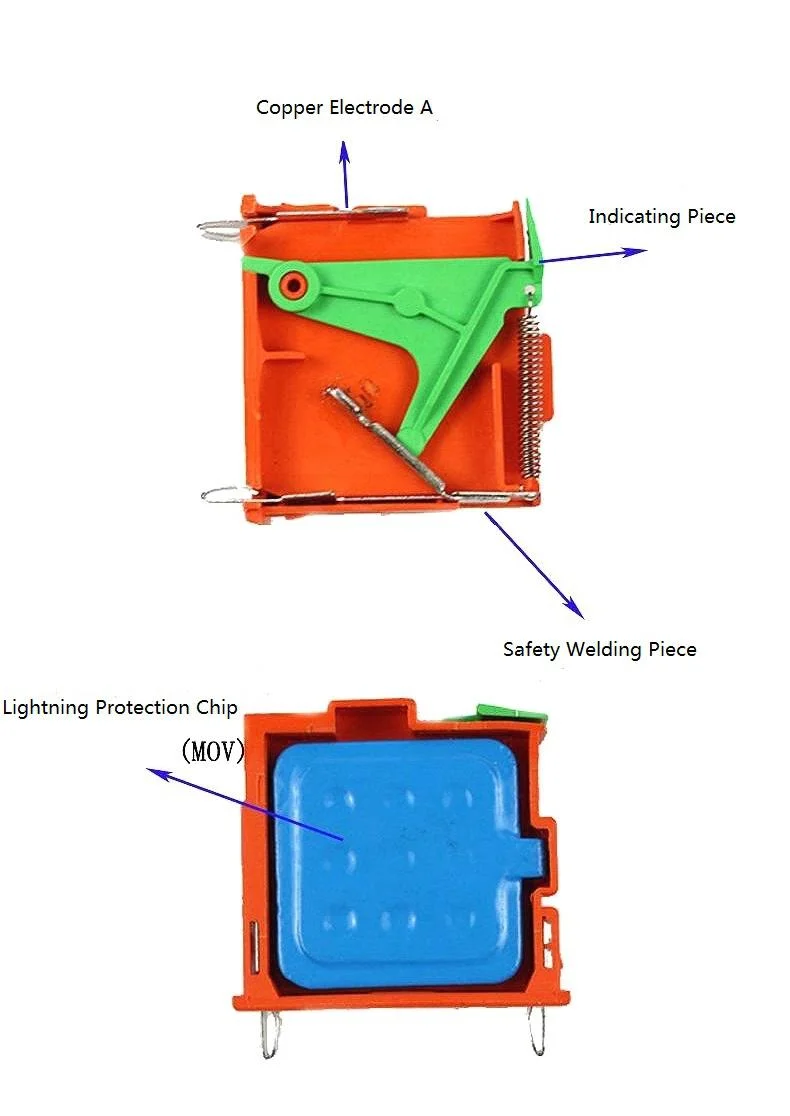 4p 40ka 420V Patent AC Lightning Arrester Surge Protectors