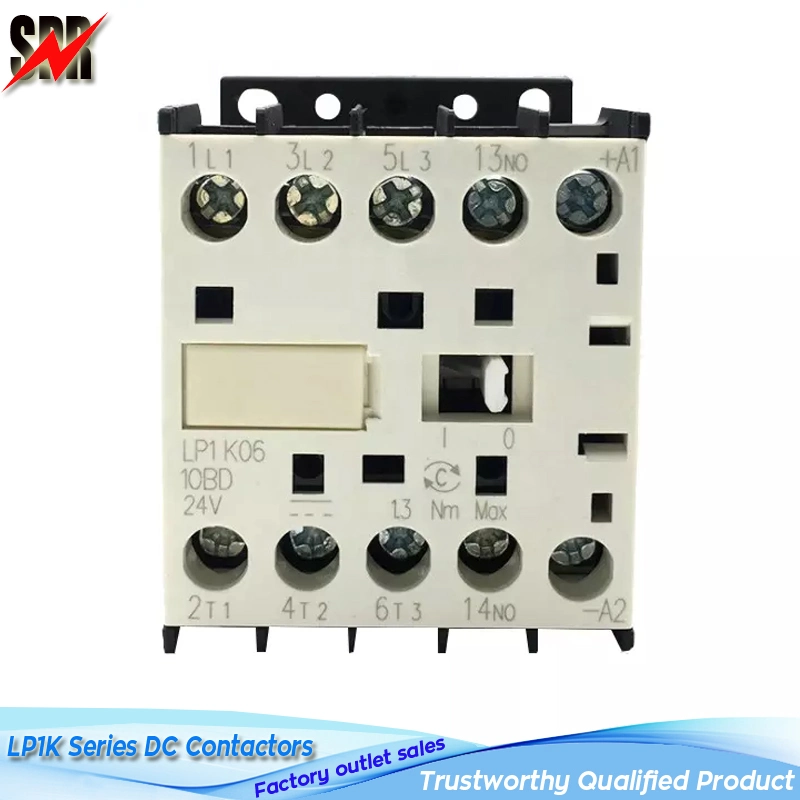 LC1-K06 09 12 16A Mini DC Contactor Lp1K09 DC 12V 24V 48V 110V 220V Contactor